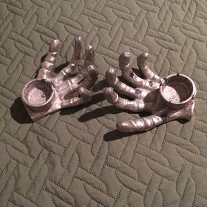 Skeleton Candleholder